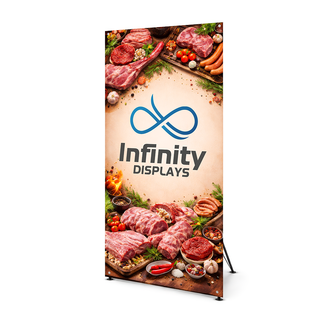 porta pendón x 80x180