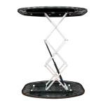 Stand Counter Ovalado con Luz 75x45 cm
