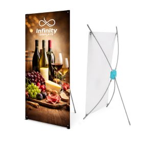 Mini Porta Pendón Eco 24*40