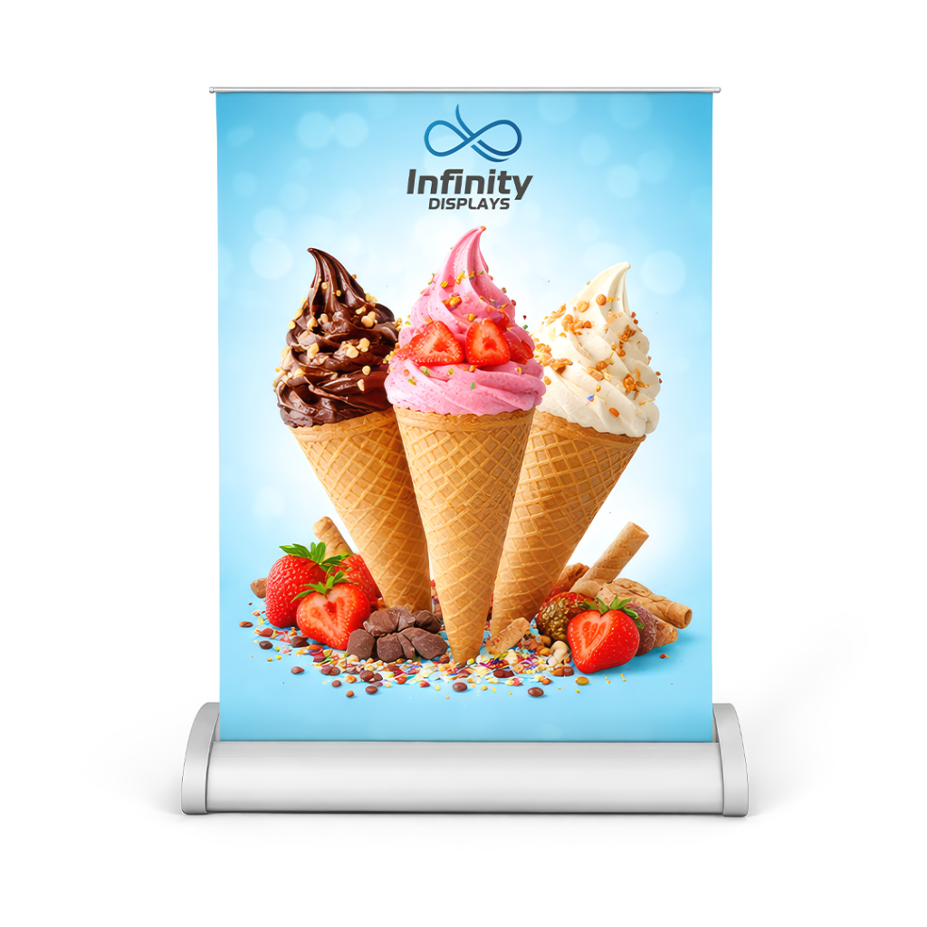 Mini Porta Pendón Roller A3