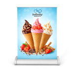 Mini Porta Pendón Roller A3