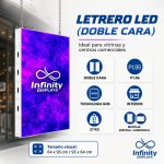 Letrero LED Doble Cara Vitrina 1.86